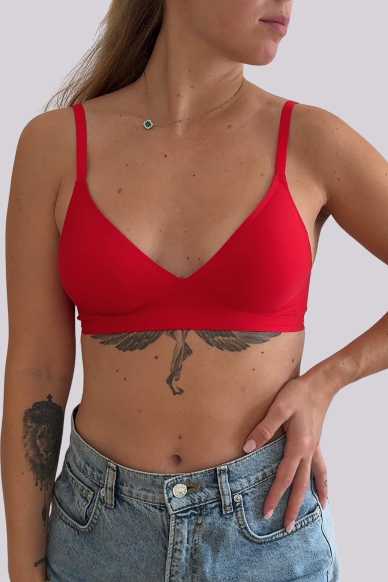 Seamless nedrček RED