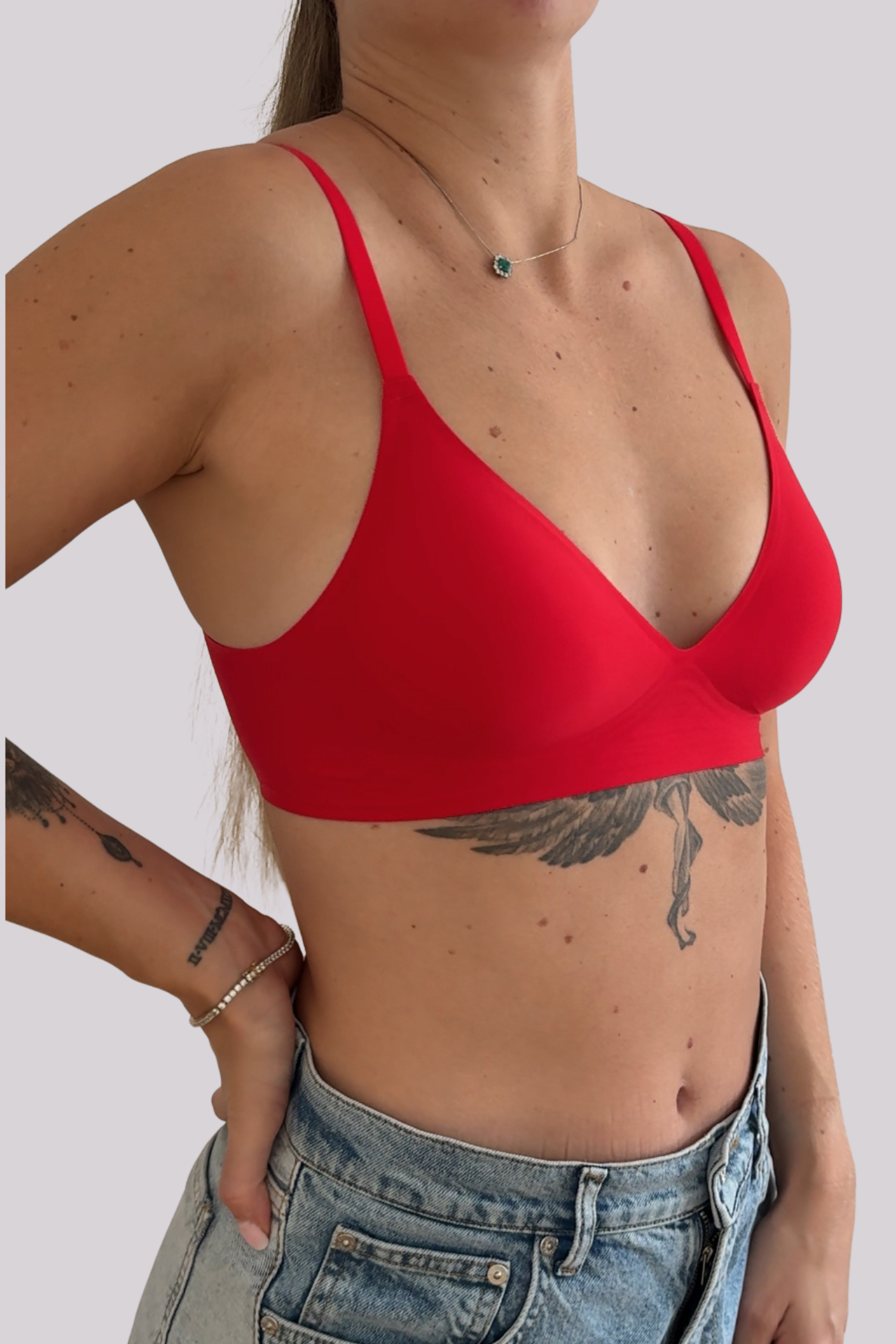 Seamless nedrček RED