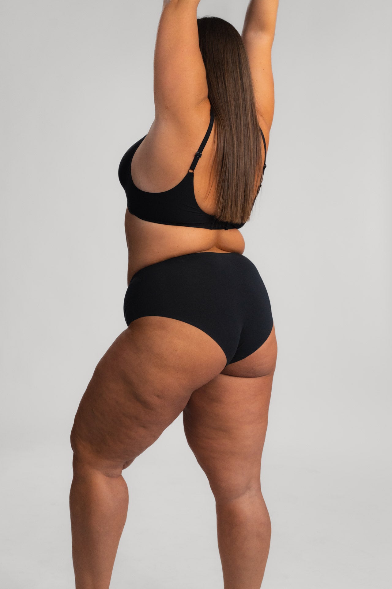 Seamless boksarice LUXE BLACK - 2 kos