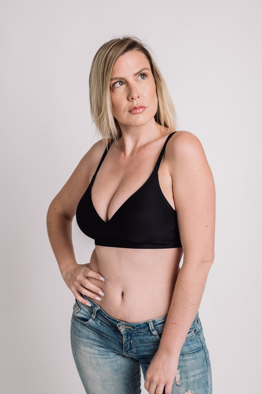 Seamless nedrček BLACK – pogled 7