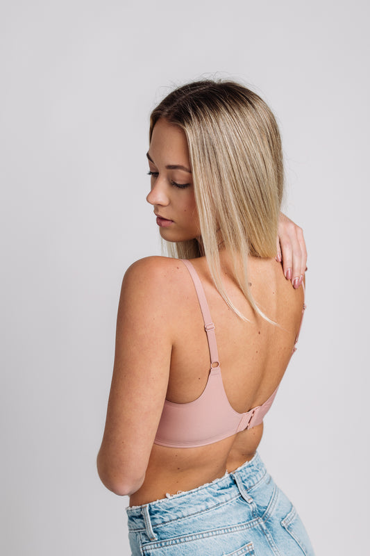 Seamless nedrček POWDER PINK